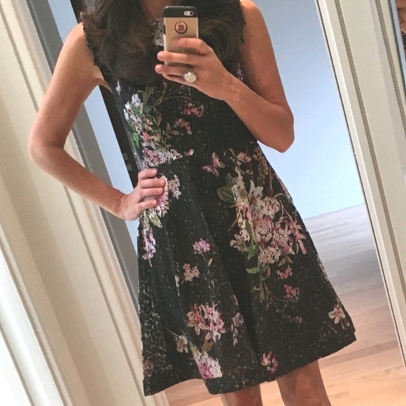 Anthropologie Floral Dress - Picture 1 of 6